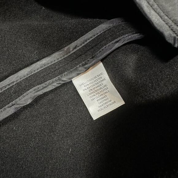 Halogen Black Double Face Open Coat Size XL - Picture 8 of 8